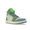 Air Jordan 1 High Zoom Comfort 2 University Blue Volt Женские кроссовки Бело-Оливковые DV1305-433