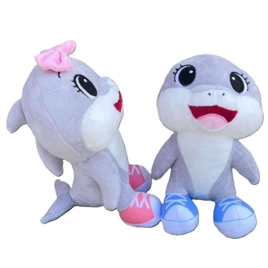 Кавайная акула Плюшевые куклы Итальянский Мозголом Плюшевая игрушка Милая Телалаэро Телала Набитая плюшевая игрушка Акула Мягкие Аниме куклы Подарок на день рождения