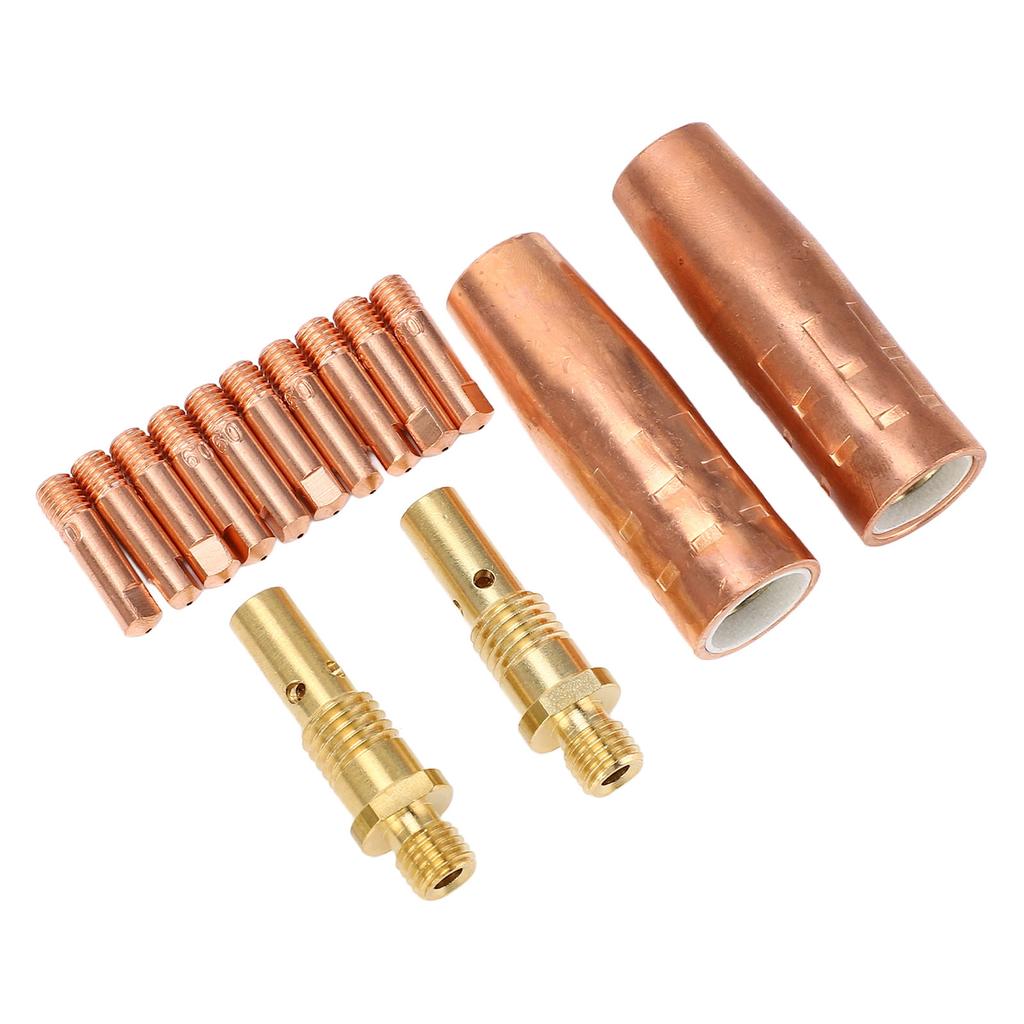 Набор из 14 предметов Набор аксессуаров для сварочной горелки 10 шт. Электрод 2 шт. 12-дюймовые газовые сопла и 2 шт. 3550 Газ