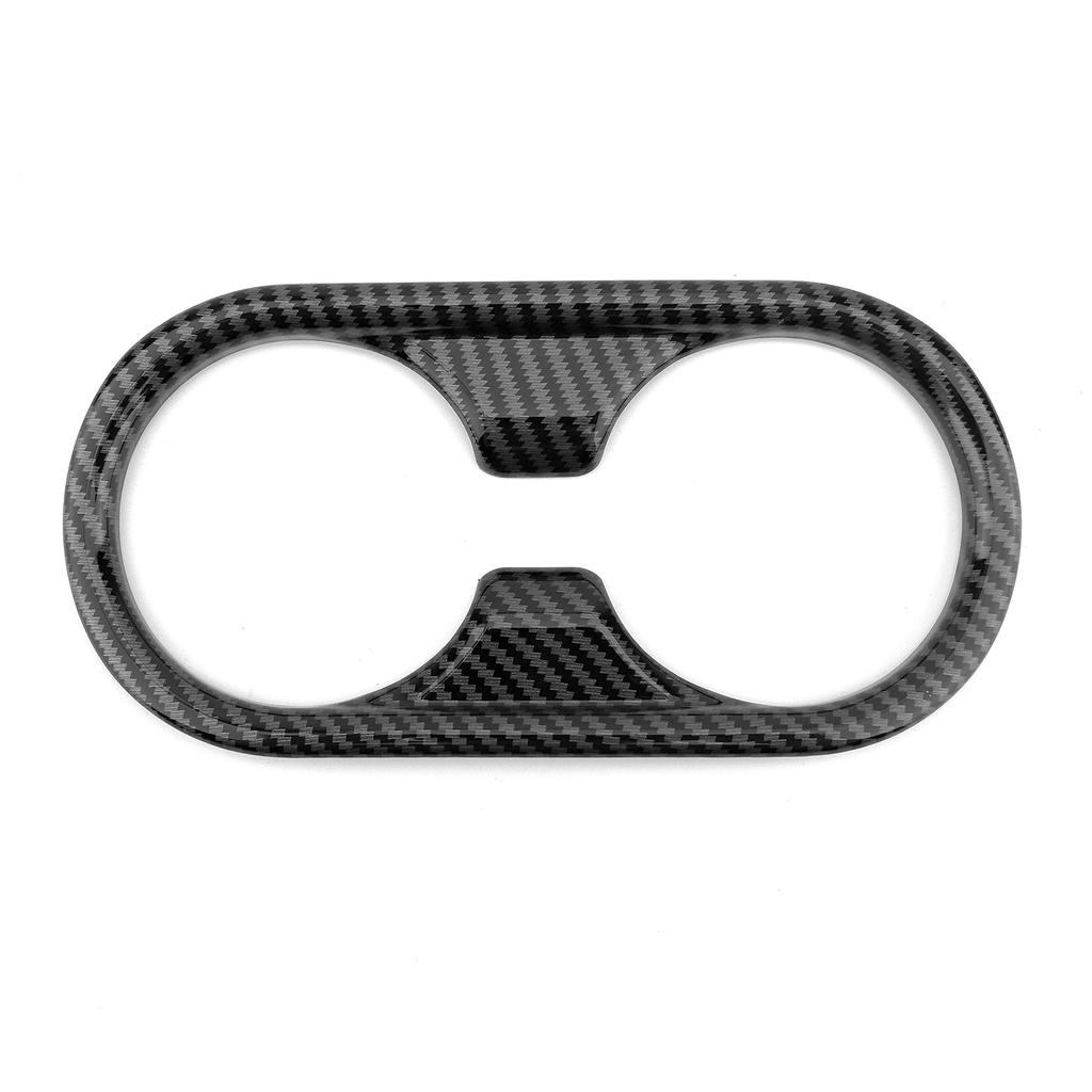 Cars Accessories Rear Seat Cup Holder Cover For Hyundai Ioniq 5 N 2025 Carbon Fiber Car Decoration Upgrade Modify A Car