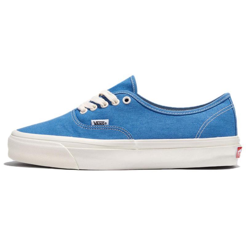 Vans Износостойкие Низкие Кеды для Скейтборда Унисекс Синие Кроссовки VN000CW21PQ1