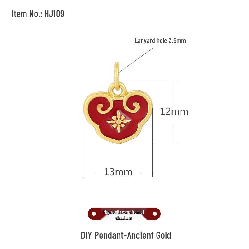 Древние золотые песочные перегородчатые бусины для изготовления украшений своими руками: Маленькая подвеска-капля, ожерелье и браслет, аксессуары