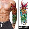 High Quality New Designs Disposable Temporary Full Arm Tattoo for Men
