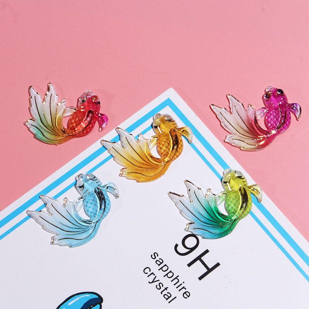 8Pcs/set DIY Goldfish Miniatures Mini Goldfish Micro-landscape Creative Wedding