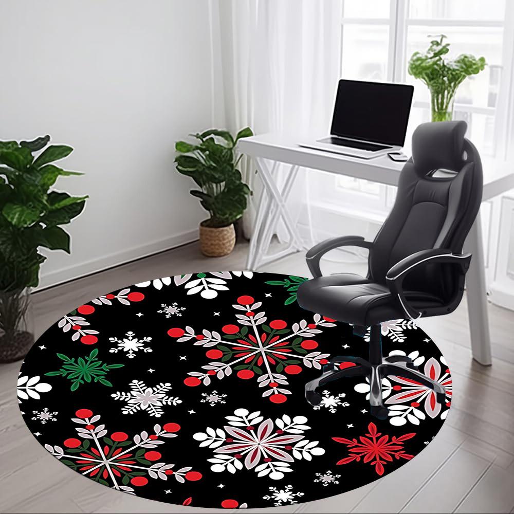 1pc Winter Festive Carpet for Office, Non-slip, Soft and Durable Office Rug, Perfect for Office yy260128026