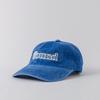 Human & Cat FFOUND2 VINTAGE STONE WASHED BALL CAP / BLUE