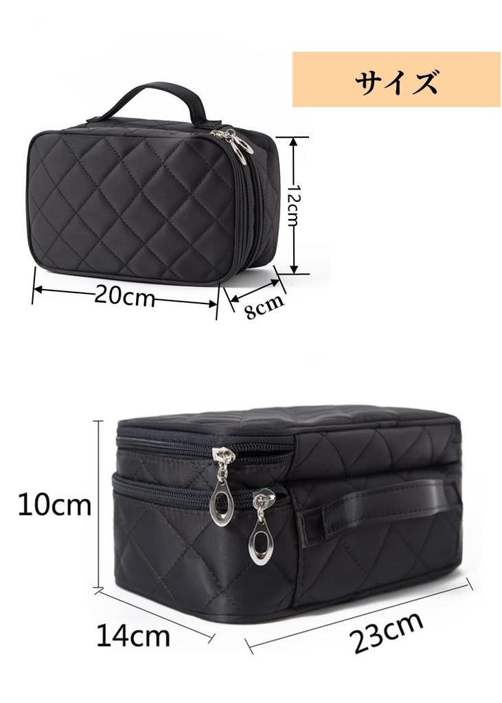 YFFSFDC Multifunctional Cosmetic Large with Dressing Perfect for Travel and Business Trips Pouch, Capacity, Lightweight, Mirror, (Large Size)