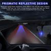 Ziciner 4 Pcs Car Door Open Reflective Stickers Night Visibility Safety Warning Auto Anti-Collision