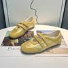 Ретро слово с моральной тренировочной обувью женские 2025 весна и лето новый нишевый дизайн липучка модные универсальные туфли Мэри Джейн