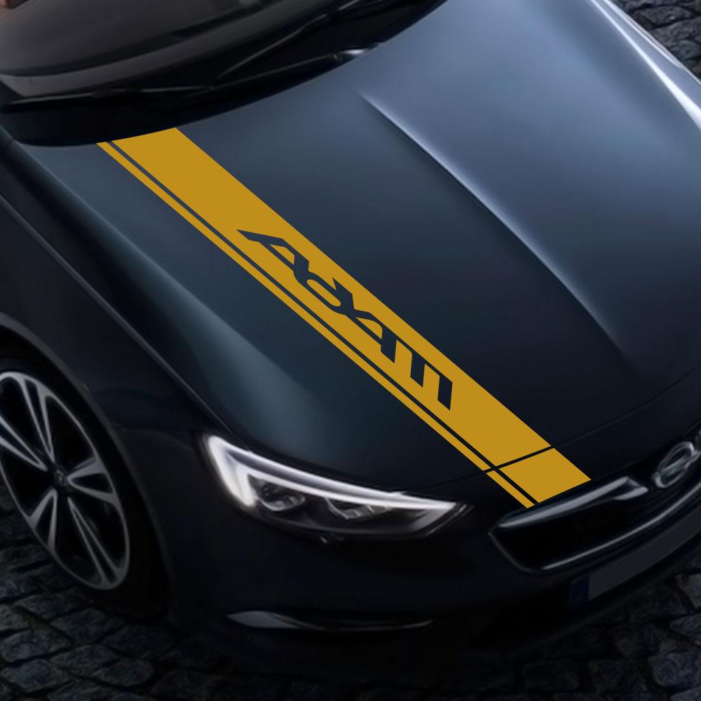Наклейки на капот автомобиля для Opel Astra Adam Combo Crossland X Meriva Tigra Zafira Vivaro Grandland Corsa Insignia Mokka OPC Vectra