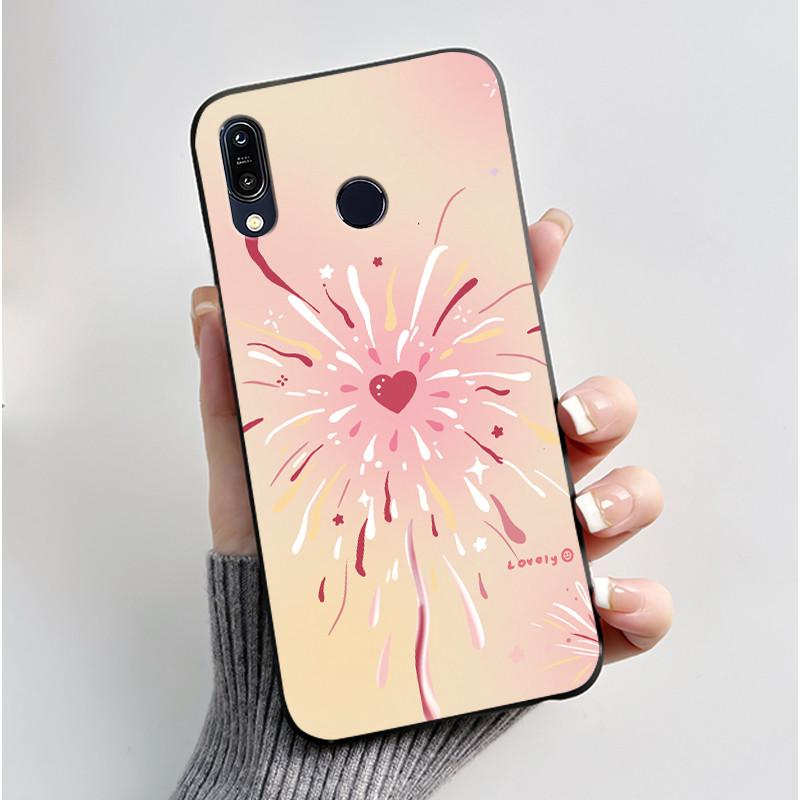 Для Asus Zenfone Max ZB555KL Max Pro ZB601KL ZB602K Чехол Милый Мультяшный Принт Защитный Чехол Мягкий Силикон Черный Корпус Телефона