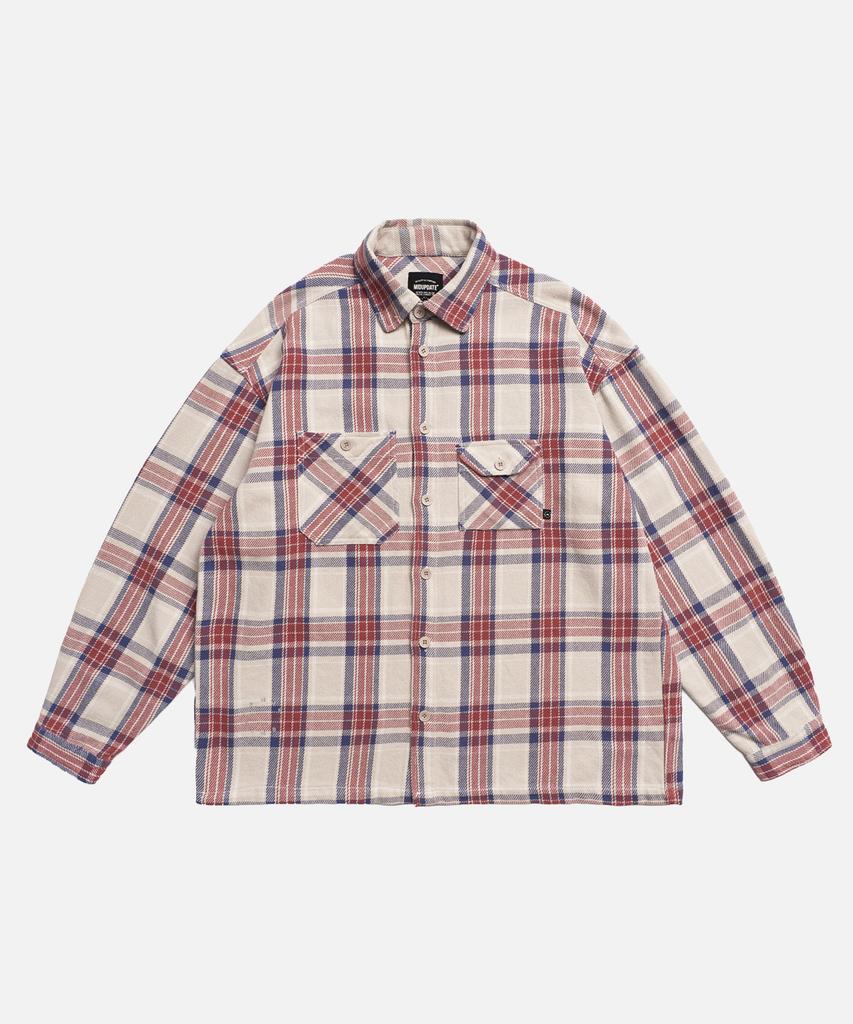Фланелевая рубашка-overshirt Mideueobdeiteu_2 цвета