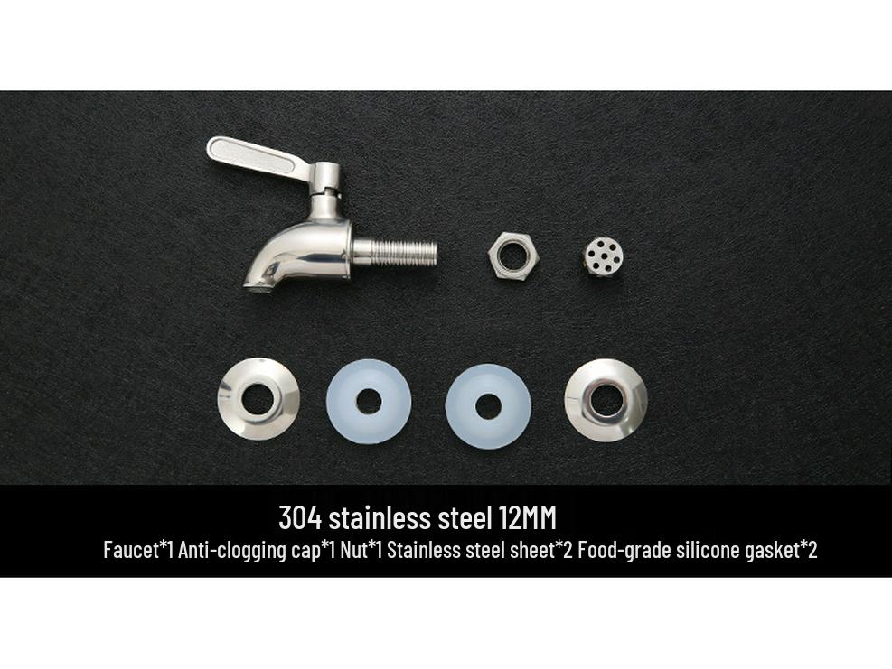 Кран для инфузионной банки из нержавеющей стали 304 с керамическим изливом и медным переключателем клапана