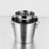 1L/3L/5L Stainless Steel Ice Bucket Portable Freezer Cooler Comfort Handle Eco-Friendly Kitchen Accessories Bar Supplies