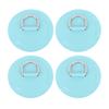 D Ring Patch Round Lightweight D Ring PVC Patch for Inflatable Boat Surfboard Stand Up Paddleboard 4pcs Mint Green