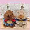 Plush Marmota Keychain Pendant With Voice Function For Bag Pendant And Gift Toy