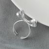 Exquisite Luxury Adjustable Bow Ring: Sweet, Fashionable, High-End Design