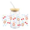 UV DTF Transfer Crystal Stickers: Summer Floral & Fruit Designs for DIY Glass Decor, Waterproof & Heat Resistant