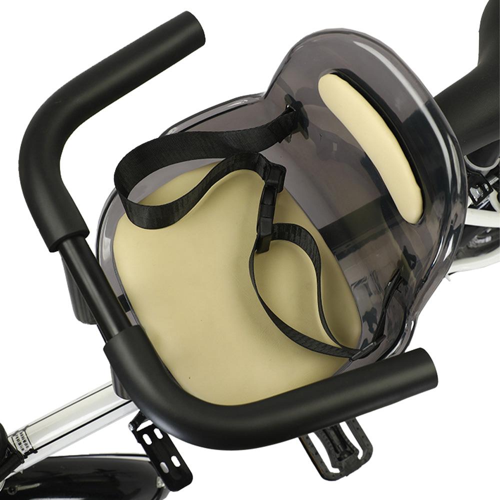 Детское велосипедное сиденье с передним креплением Детское защитное сиденье для горного велосипеда с ограждением и ремнем безопасности