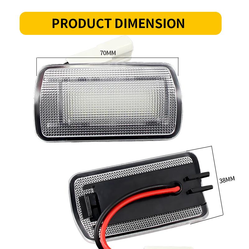 2X светодиодные лампы подсветки дверей для Toyota Land Cruiser 200 Series 150 Series Prado MK4 J150 для Lexus ES240 IS250 4Runner MK5