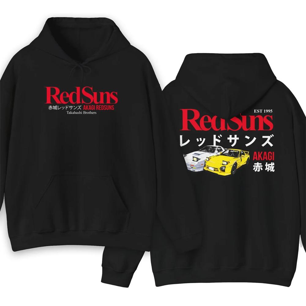 Initial D Streetwear Hoodies Japanese Car Sportcar Novelty Sweatshirt for Women Long Sleeve Clothes New Arrival Pullover
