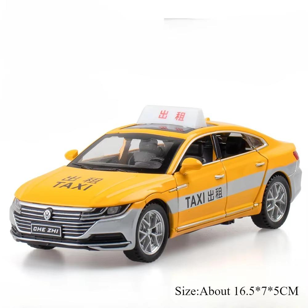 1:32 Santana Cc Миниатюрная Модель Игрушка Литой Сплав Машина Звук Свет Инерционный Механизм Открывающиеся Двери Поворот Передних Колес Машины Подарок для Мальчика Взрослого