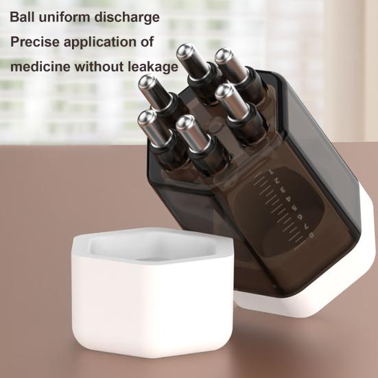 Yousheng Портативная расческа-аппликатор для кожи головы для роста волос, ухода за волосами и нанесения эфирного масла, съемная и моющаяся массажная щетка для кожи головы