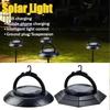 Солнечные фонари для кемпинга Светодиодные гирлянды для кемпинга Фонарь на солнечной батарее Водонепроницаемое окружающее освещение с регулируемыми режимами