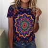 2025 Новая модная женская футболка с короткими рукавами, свободный летний топ с круглым вырезом и индивидуальным принтом