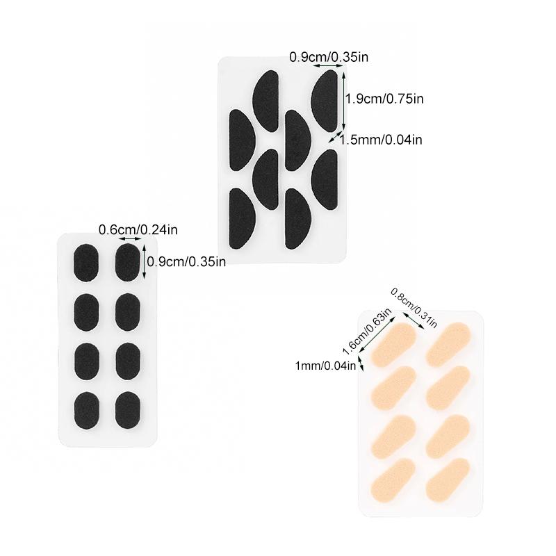 4 пары/наклейки Легкие Носить Очки Противоскользящие Стабильность Широкая Адаптируемость Нежные к коже Дышащие