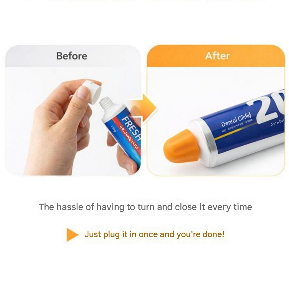 Ang-Plus Silicone Toothpaste Cap Multi-purpose Squeezer 12-Pack