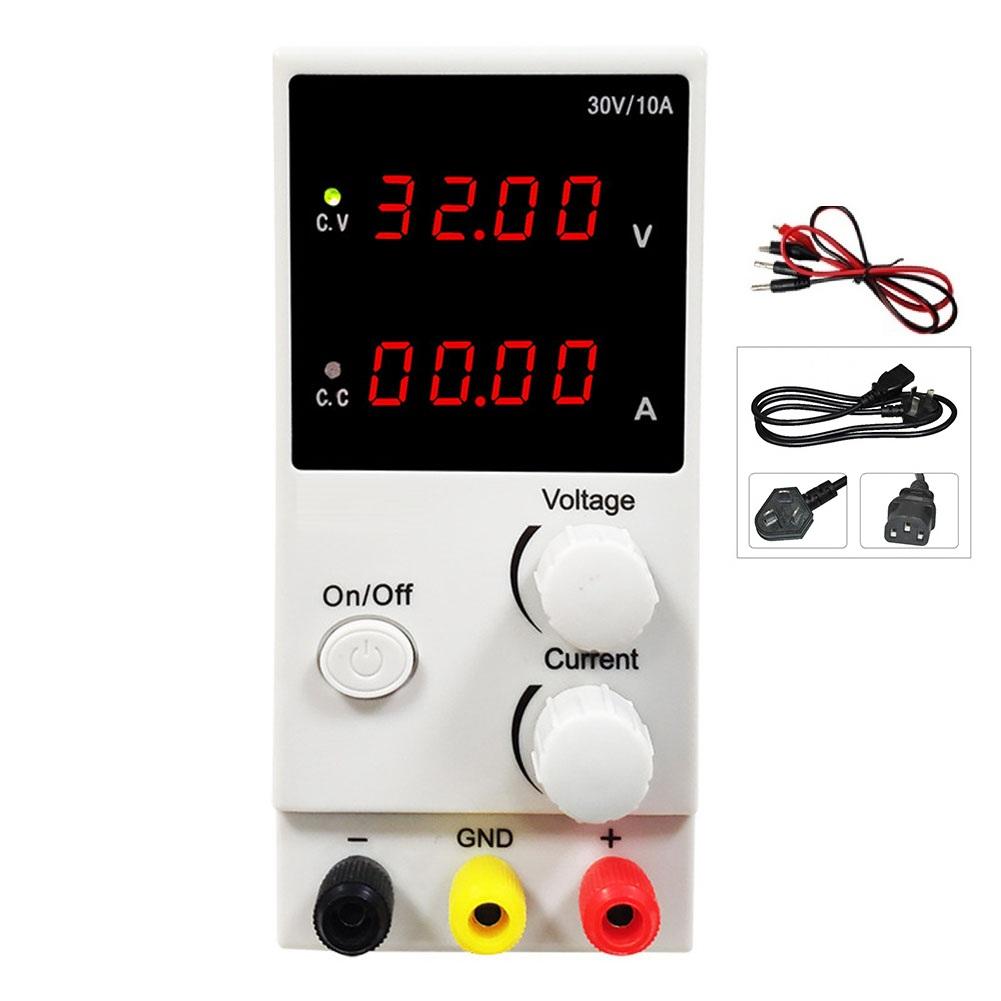 Temperature Controlled Power Supply DC Power Supply LED Digital Display DC Power Supply 0-30V Output 0.1A Resolution