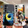 Горячие чехлы для Samsung S25 Plus Ultra A16 A23 A36 A56 F14 4G 5G чехлы красочные опавшие листья супер ударопрочный мягкий силиконовый корпус для Samsung бампер