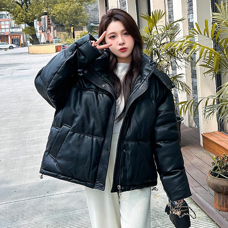 Зимняя хлопковая куртка с капюшоном для женщин, теплая утолщенная стеганая куртка, модная зимняя одежда 2025, новая хлопковая куртка высокого класса