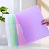 6Pcs File Sleeves Water Resistant Document Protector Folder with Rotating Clip Presentation Folder for Office 9x12Inch