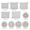 4-8in Sainless Steel Stubborn Stain With Small Ring Chain Cleaner Cast Iron Washer Cleaning Anti-Rust Magic Cast Iron Cleaner
