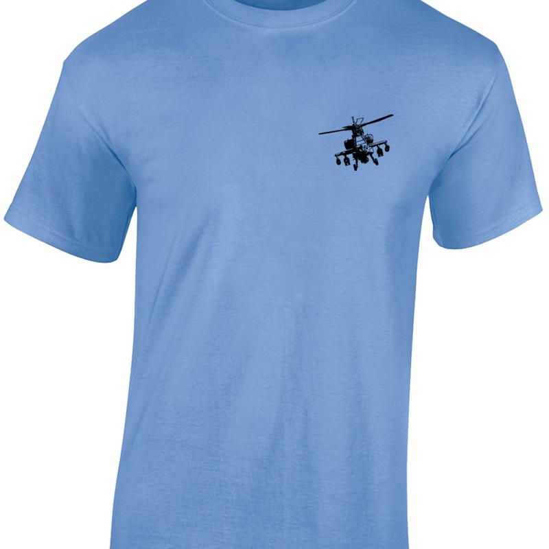 Apache Gunship Army Raf Us Air Force Pilot Helicopter Unisex TShirt