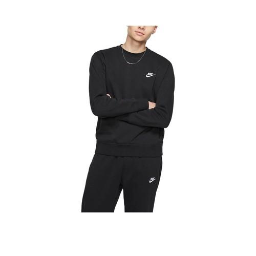 Nike Мужская черная толстовка с круглым вырезом