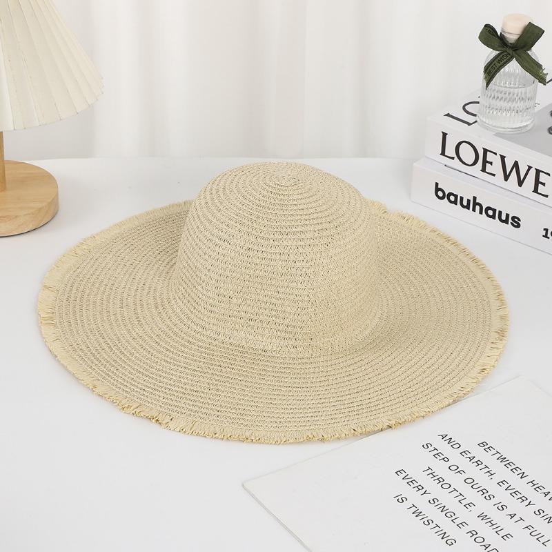Новая соломенная шляпа с полями, летняя, с плоской тульей, для путешествий, отпуска, защиты от солнца, с бантом, тень, пляжная соломенная шляпа