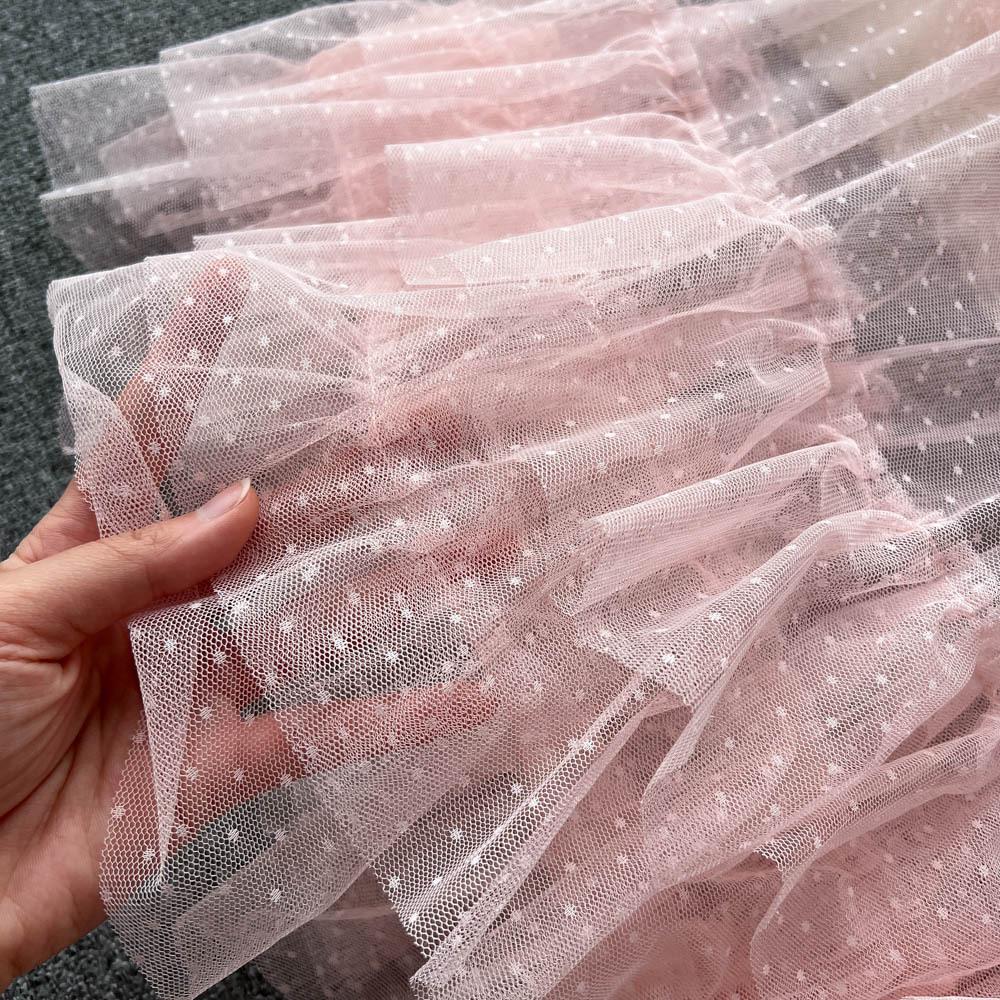 Платье-торт из сетки с французскими оборками, женское, с тонкой талией, темпераментное, на одно плечо, супер-сказочное длинное платье