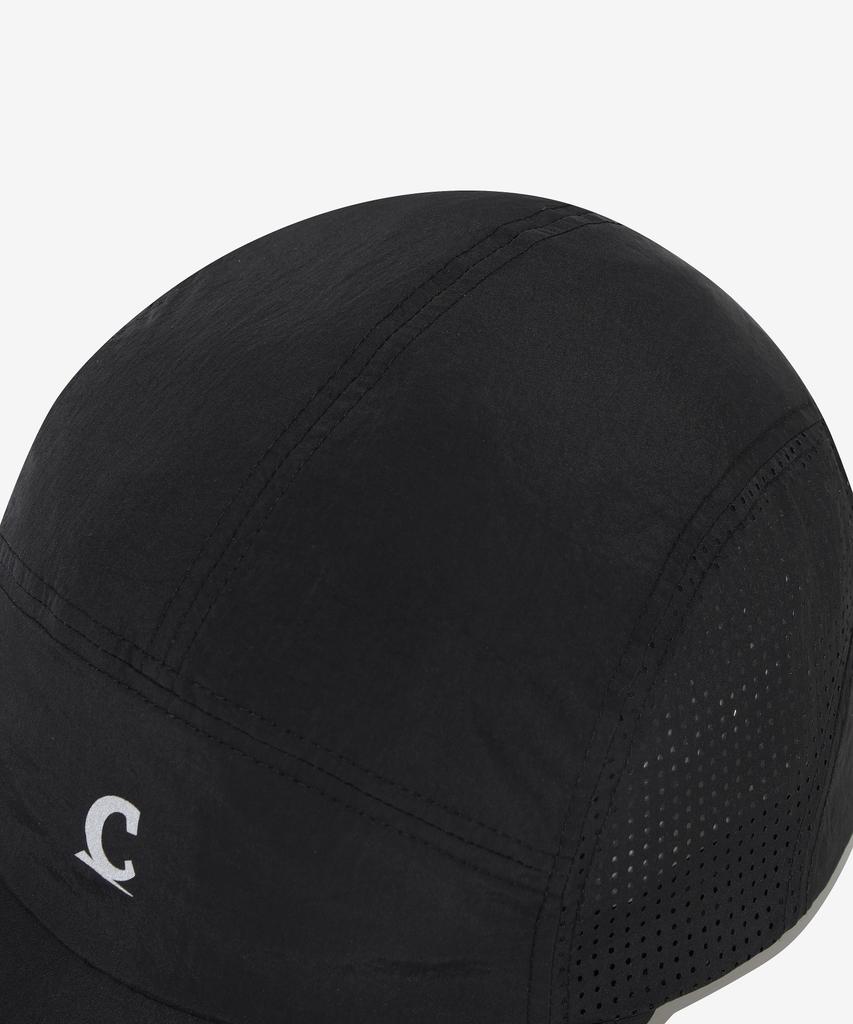 COVERNAT Symbol Logo Printed Nylon Cap Black