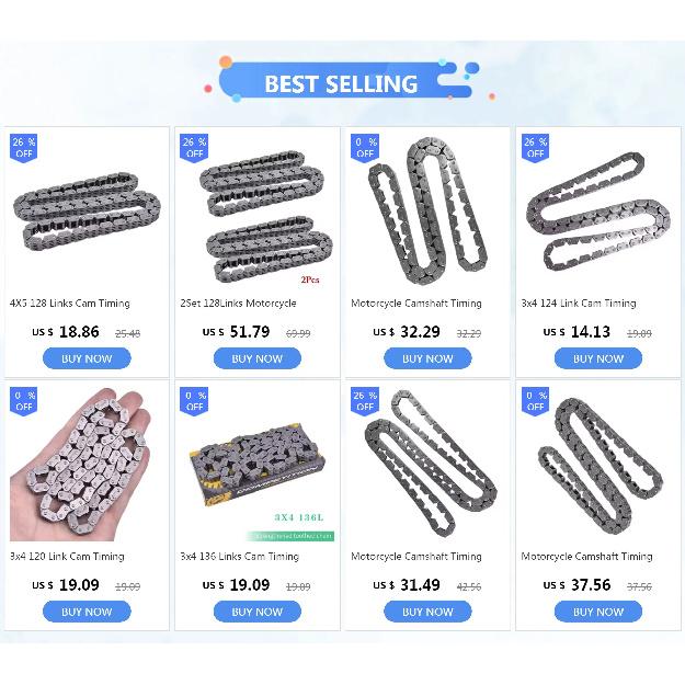 Motorcycle Camshaft Timing Chain For KAWASAKI VN1500 Vulcan VN1600 VULCAN 1600 2003-2008 92057-1234 9205-71422 VN 1500 1600