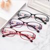 Reading Glasses Women Printed Reading Glasses Anti Blue Light Eyeglasses Unisex Black Glasses Men