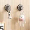 1/2 Pcs Strong Vacuum Suction Cup Hooks Wall Mounted Bathroom Clothes Hanger Shower Hooks