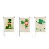 St Patricks Day Garden Flag Innovative Exquisite Decorative Double Side Garden Flag for Irish Holida