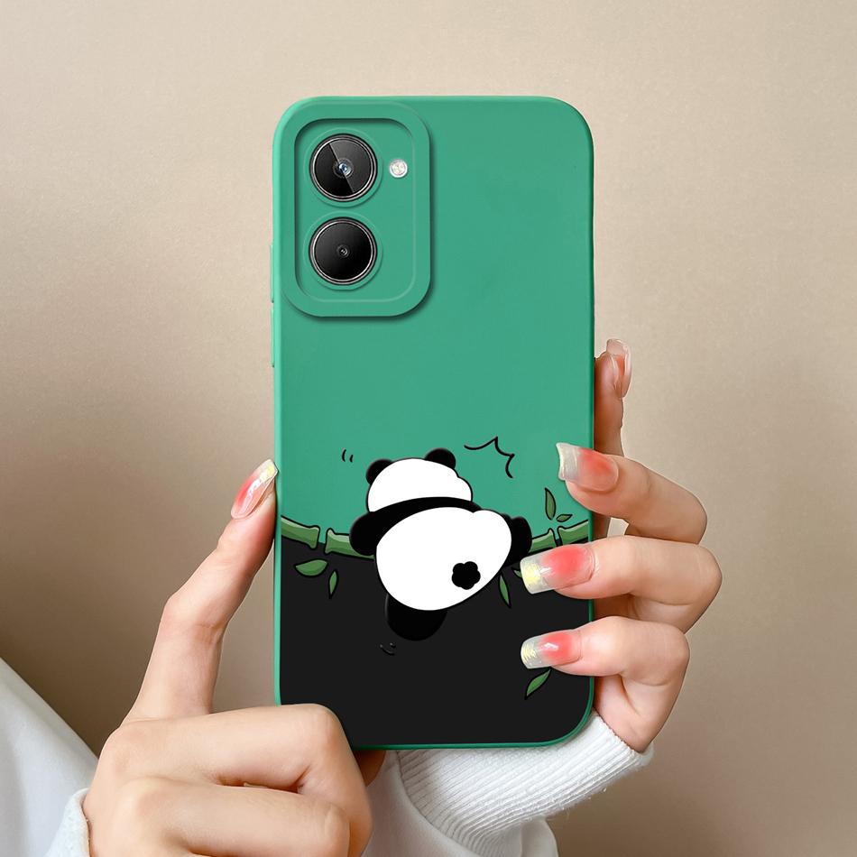 Чехол для Realme 10 Pro Plus 10S Модный Дизайн Полная Защита Задняя Крышка Для Realme 10Pro+ Мягкий Жидкий Силикон Защита от Падения Funda