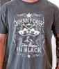 Футболка Johnny Cash The Man In Black Рок-группа на футболке Premium Comfort Colors