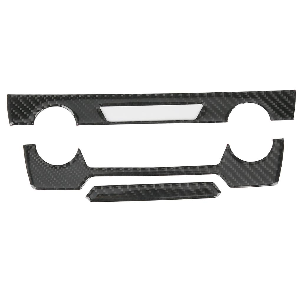 Center Console CD Panel Trim Cover Carbon Fiber Decoration Fit for Honda CRV 20162019