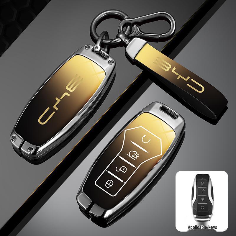 BYD Dolphin 22-24 Key Case: Compatible with Han, Song Plus, Tang DMI, Qin Pro, Yuan E2