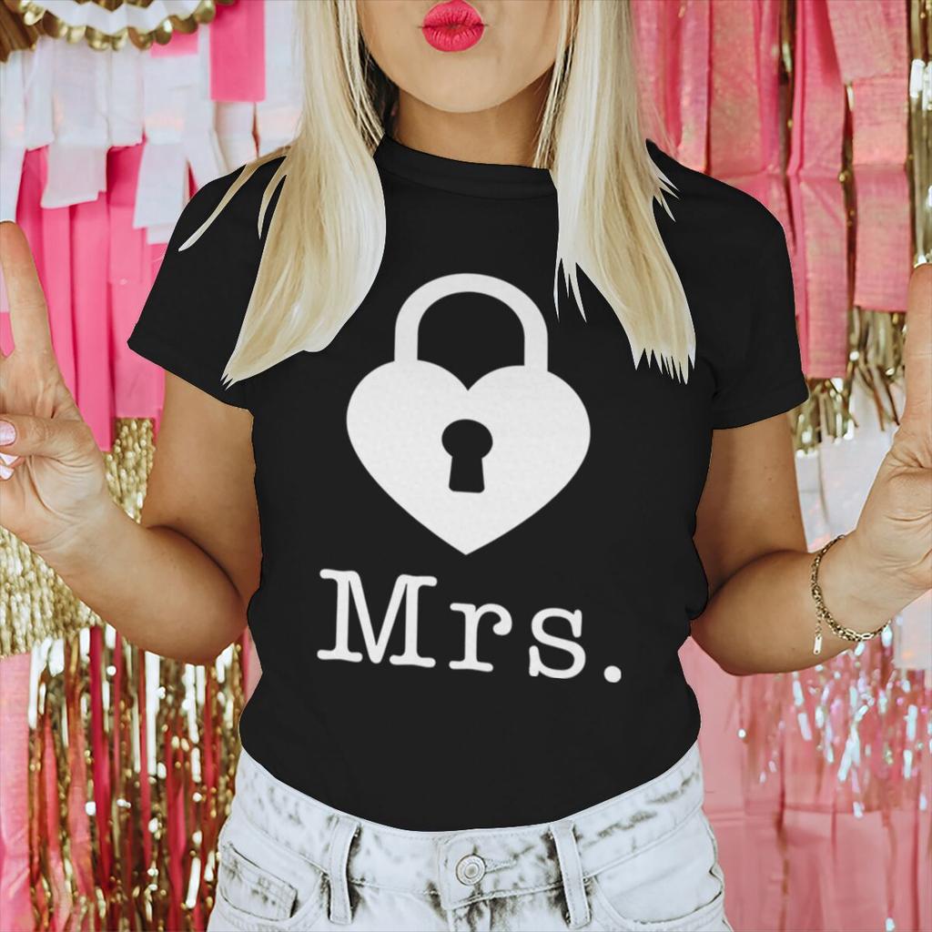 Забавная футболка с принтом Замок и Ключ для пары, matching t-shirt, Мужская Женская, Футболка на годовщину свадьбы, Модная, с коротким рукавом, Подарок на День Святого Валентина, Streetwear
